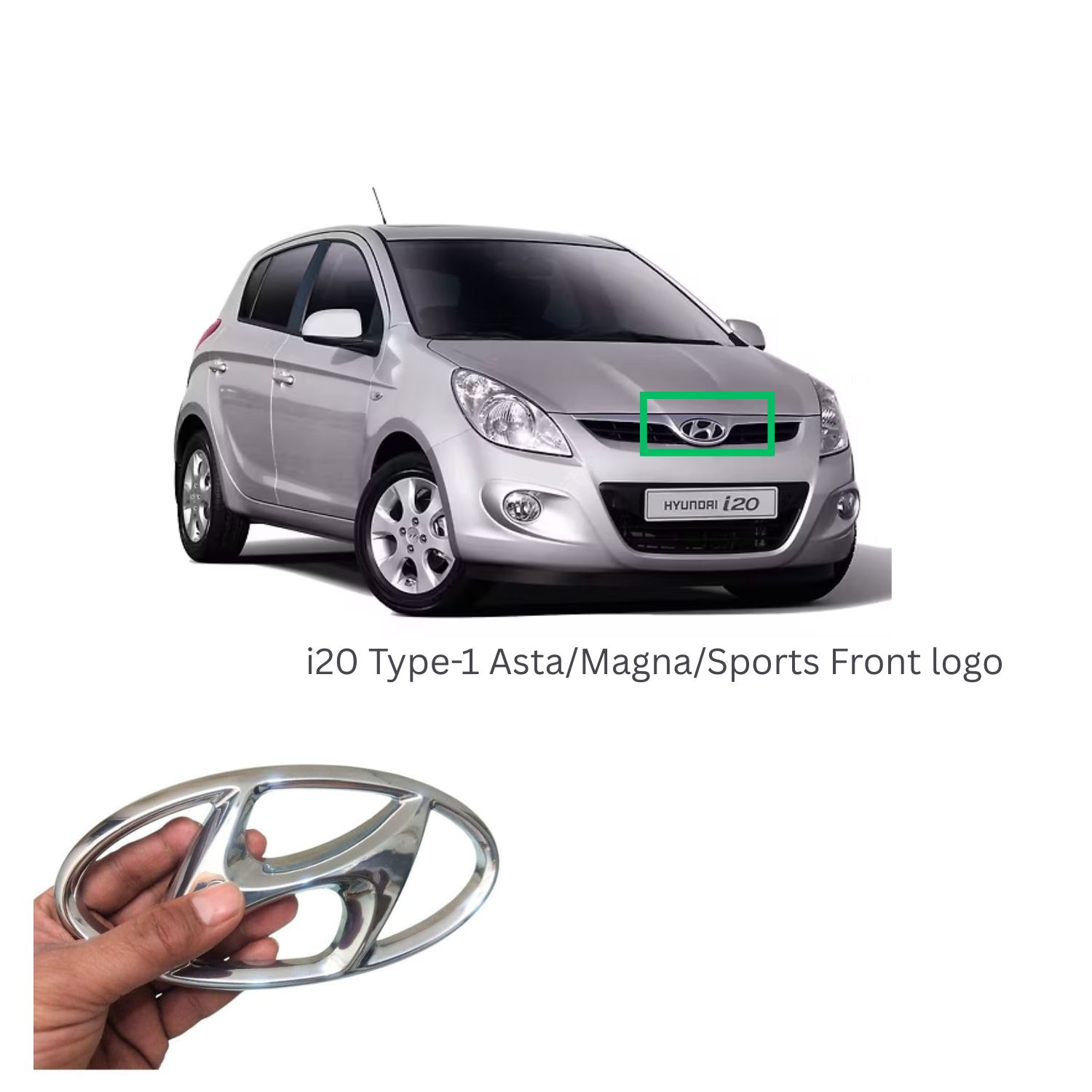 i20 CAR MONOGRAM LOGOS